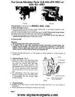 Preview for 8 page of HMC The Green Machine 2500 Assembly And Operating Instructions Manual