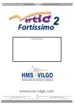 Preview for 20 page of HMS-VILGO VERTIC 2 Fortissimo User Manual