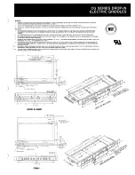 Preview for 3 page of Hobart CG711 Dimensions