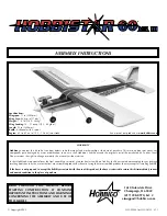 Preview for 1 page of Hobbico Hobbistar 60 MK III Assembly Instructions Manual