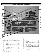 Preview for 3 page of Hobbico Sky Zap Manual