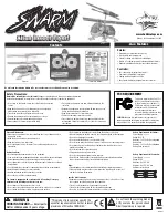 Hobbico Swarm Instruction Manual preview