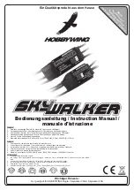 Hobbywing SkyWalker Series Instruction Manual preview