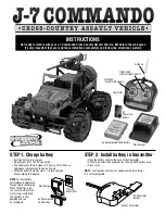 HobbyZone J-7 commando Instructions preview