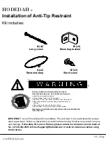 Preview for 18 page of Hodedah HI 224 Assembly Instructions Manual