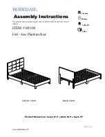 Hodedah HI 681 Assembly Instructions Manual preview