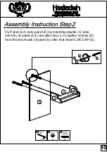 Preview for 10 page of Hodedah HI K78 Assembly Instructions Manual