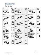 Preview for 5 page of Hodedah HI29-A Assembly Instructions Manual