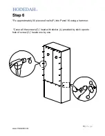 Preview for 13 page of Hodedah HI29-A Assembly Instructions Manual