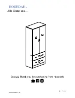 Preview for 21 page of Hodedah HI29-A Assembly Instructions Manual