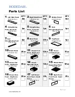 Preview for 5 page of Hodedah HI70DR-A Assembly Instructions Manual