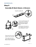 Preview for 18 page of Hodedah HI70DR-A Assembly Instructions Manual