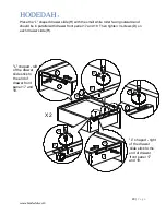 Preview for 20 page of Hodedah HI70DR-A Assembly Instructions Manual