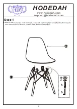 Preview for 5 page of Hodedah HIC 7395 Assembly Instructions Manual