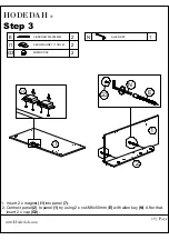 Preview for 10 page of Hodedah HIK 65-T Assembly Instructions Manual