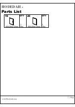 Preview for 7 page of Hodedah HIK 72-T Assembly Instructions Manual