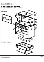 Preview for 8 page of Hodedah HIK 72-T Assembly Instructions Manual