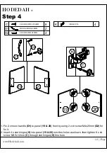 Preview for 12 page of Hodedah HIK 72-T Assembly Instructions Manual