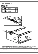 Preview for 16 page of Hodedah HIK 72-T Assembly Instructions Manual