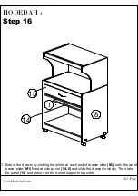 Preview for 26 page of Hodedah HIK 72-T Assembly Instructions Manual