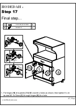 Preview for 27 page of Hodedah HIK 72-T Assembly Instructions Manual