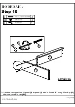 Preview for 18 page of Hodedah HIK 76 Assembly Instructions Manual