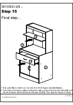 Preview for 24 page of Hodedah HIK 76 Assembly Instructions Manual