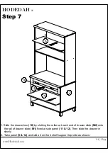 Preview for 14 page of Hodedah HIK 92-T Assembly Instructions Manual