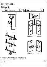 Preview for 10 page of Hodedah HIK 96-T (MOP) Assembly Instructions Manual