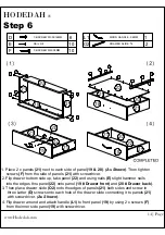 Preview for 14 page of Hodedah HIK 96-T (MOP) Assembly Instructions Manual