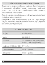 Preview for 4 page of HOFFEN FM-9537-A Instruction Manual