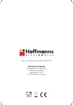 Preview for 30 page of Hoffmanns 21121 Instruction Manual