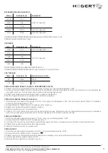 Preview for 3 page of HOGERT HT1E602 User Manual