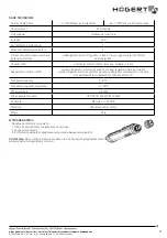 Preview for 3 page of HOGERT HT1E630 User Manual