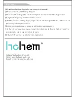 Preview for 4 page of Hohem HG5 PRO User Manual