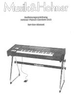 Preview for 1 page of Hohner Pianet/Clavinet DUO Instruction Manual