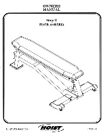 Preview for 5 page of Hoist Fitness CF-2161A Owner'S Manual