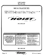 Preview for 32 page of Hoist Fitness CF-2161A Owner'S Manual