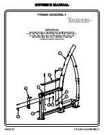 Preview for 8 page of Hoist Fitness CF-3163 Owner'S Manual