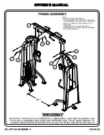 Preview for 9 page of Hoist Fitness cf-3443 Owner'S Manual