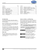 Preview for 2 page of Holland Atlas 55 Installation, Operation And Maintenance Manual