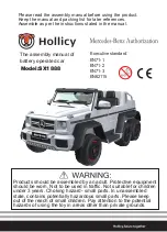 HOLLICY SX1888 Assembly/Disassembly Manual preview