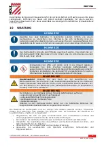 Preview for 16 page of HOLZMANN MASCHINEN SHT310 User Manual