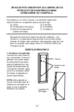 Preview for 8 page of Homak HS30103660 Owner'S Manual & Operating Instructions