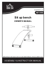 HOMCOM A91-082 Owner'S Manual preview