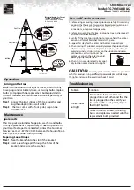 Preview for 2 page of Home Accents Holiday TG76M3AHXL02 Quick Start Manual