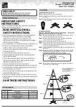 Home Accents Holiday TG76M5311L05 Manual preview