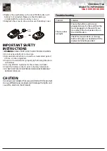 Preview for 3 page of Home Accents Holiday TG76P3943D03 Manual