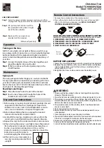 Preview for 2 page of Home Accents Holiday TG90M3P07D28 Quick Start Manual