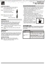 Preview for 2 page of Home Accents Holiday TG90M5311L03 Manual